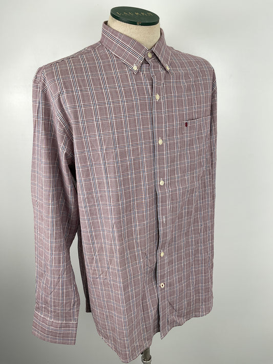 Camisa Nude de Cuadro Izod