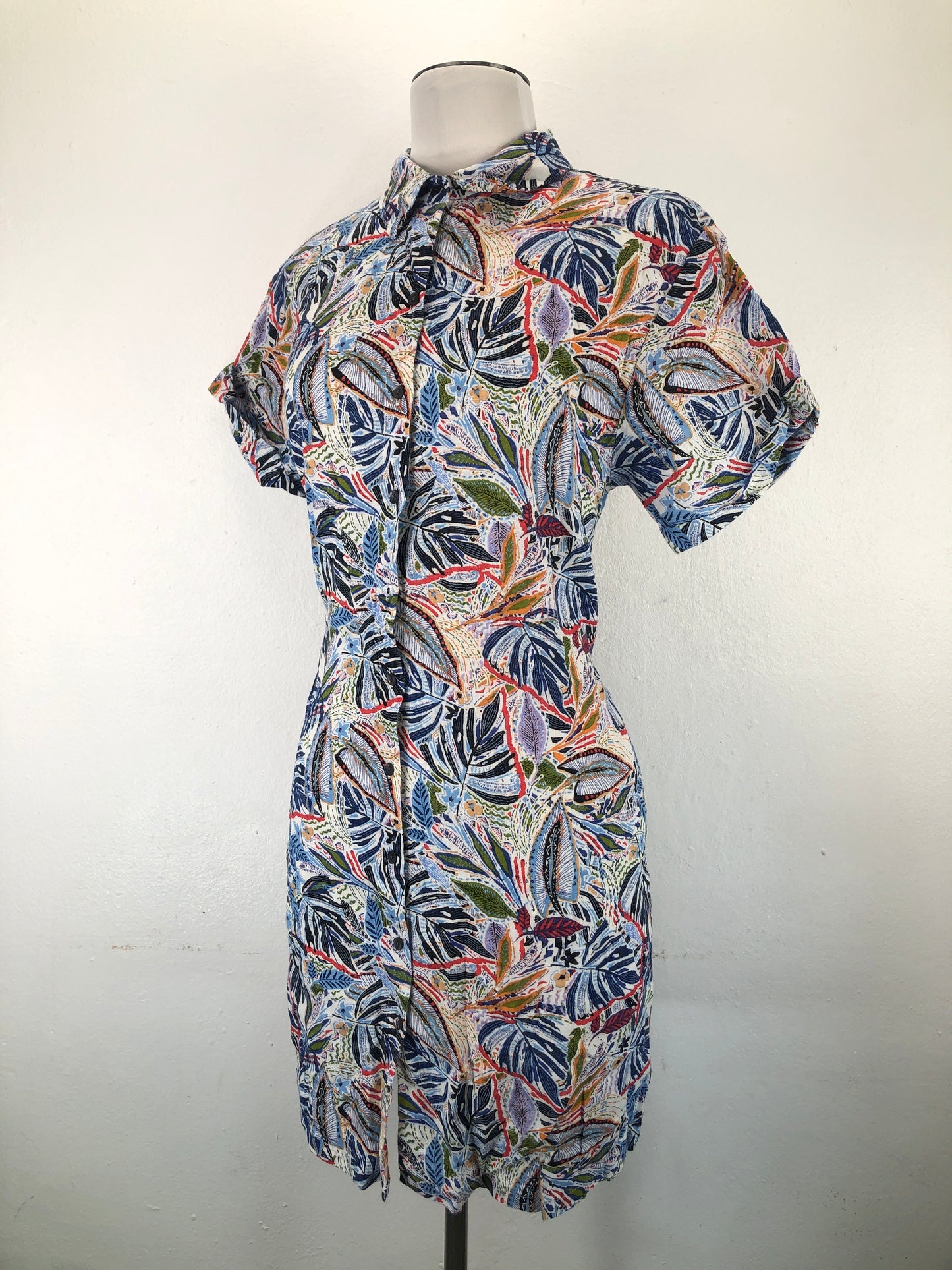 Vestido Tipo Camisero Multicolor Colifornia