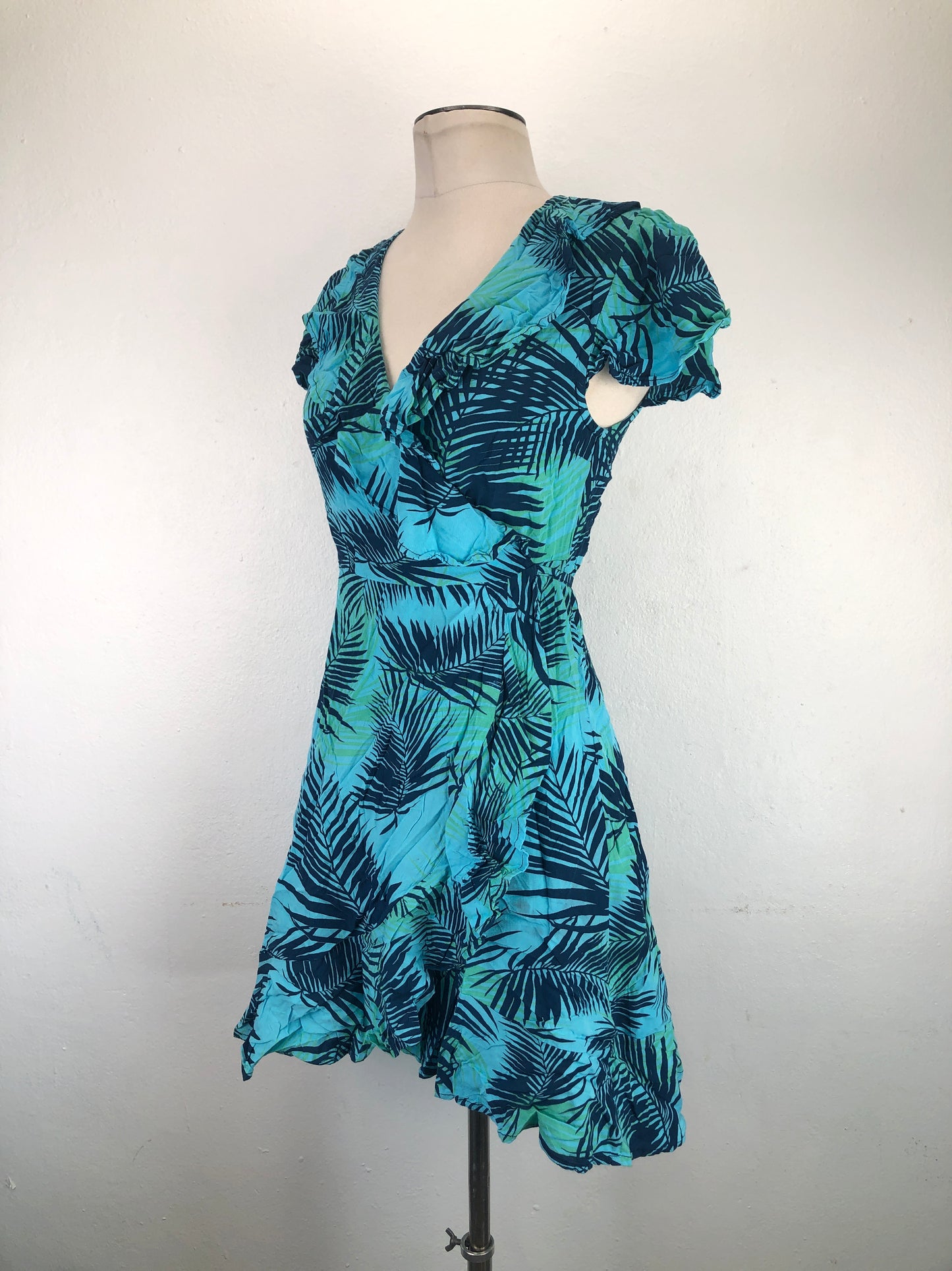 Vestido Azul claro Floral Amorawa