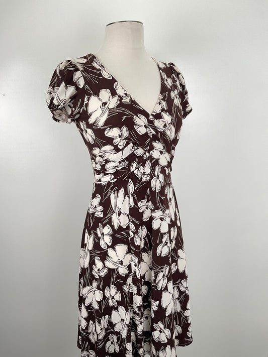 Vestido Marrón Floral American