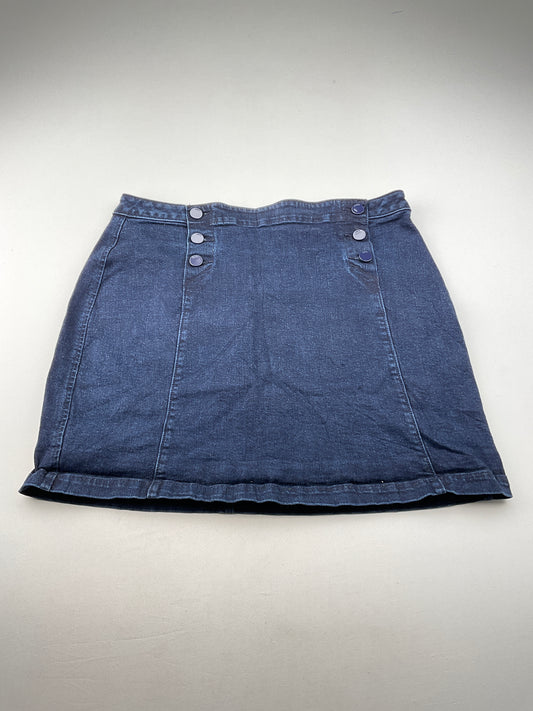 Falda Jeans Azul Loft