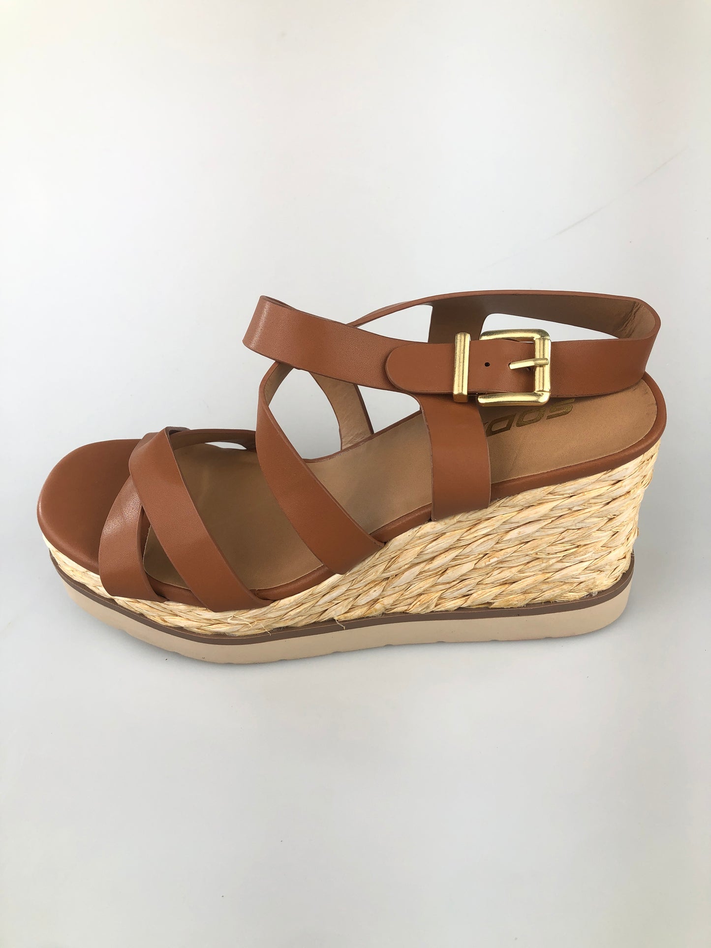 Zapatilla Marron Plataforma Soda