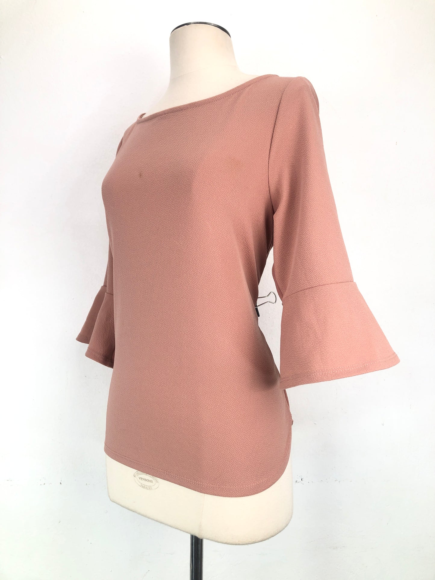 Blusa Nude Green Envelope