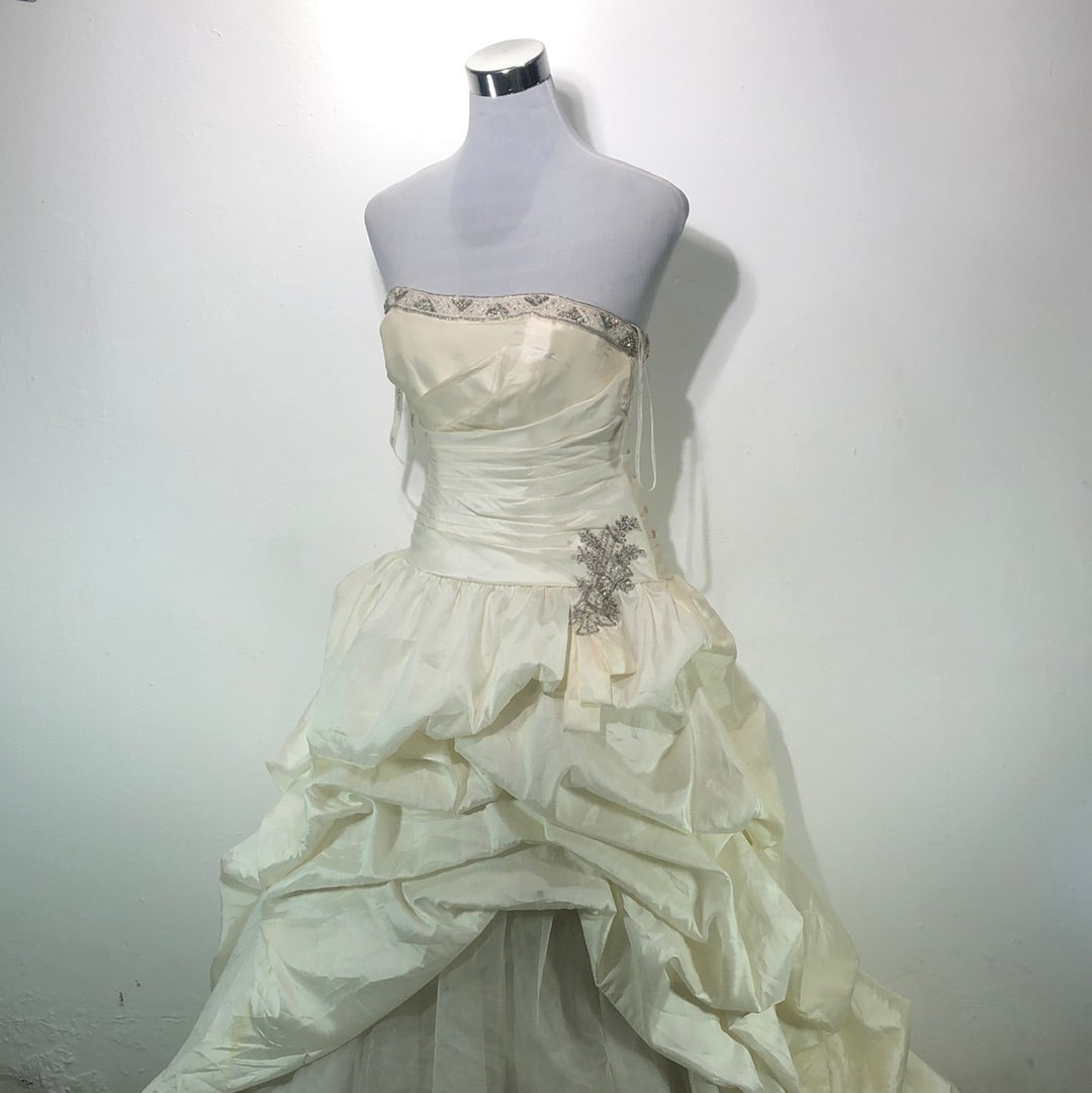 Vestido de Novia Crema David Bridal