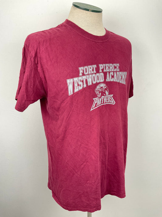 Camiseta Rojo vino Gildan