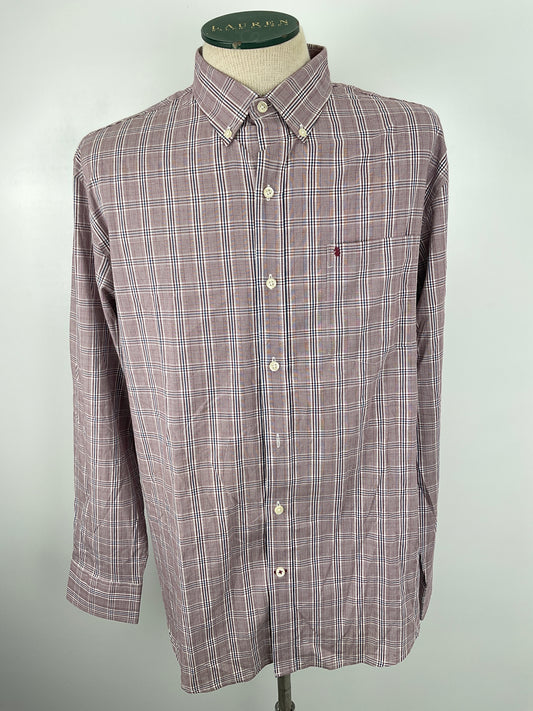 Camisa Nude de Cuadro Izod