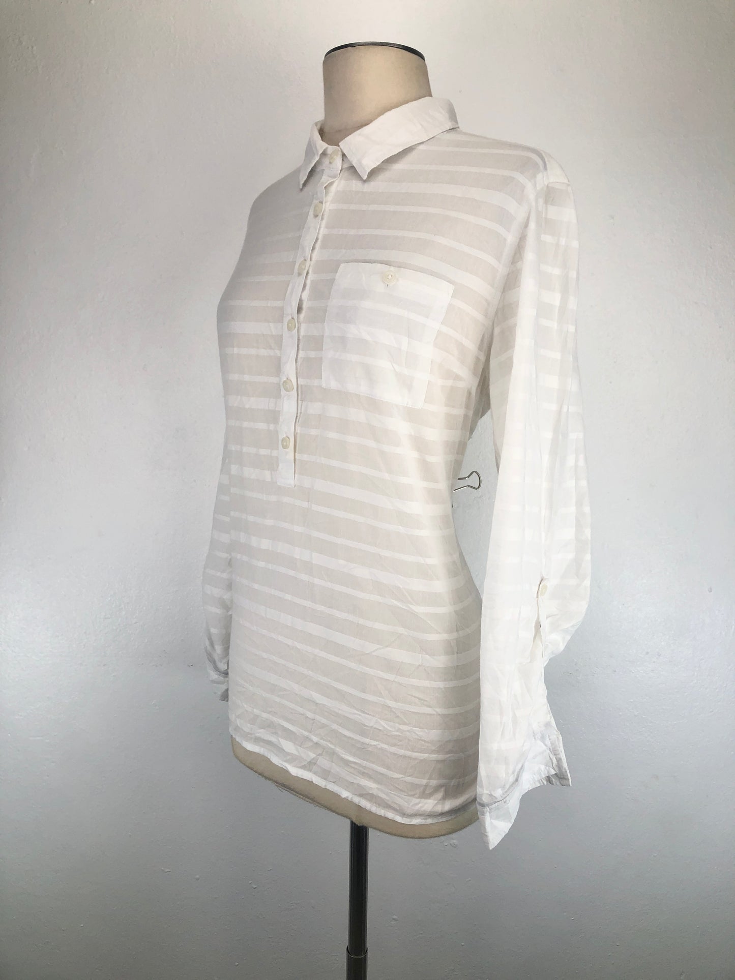 Camisa Blanco de Rayas Tommy Hilfiger