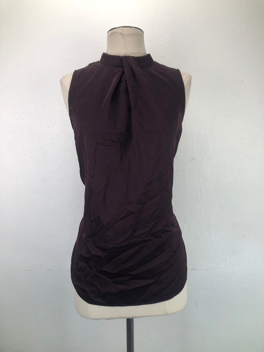 Blusa Rojo vino Ann Taylor