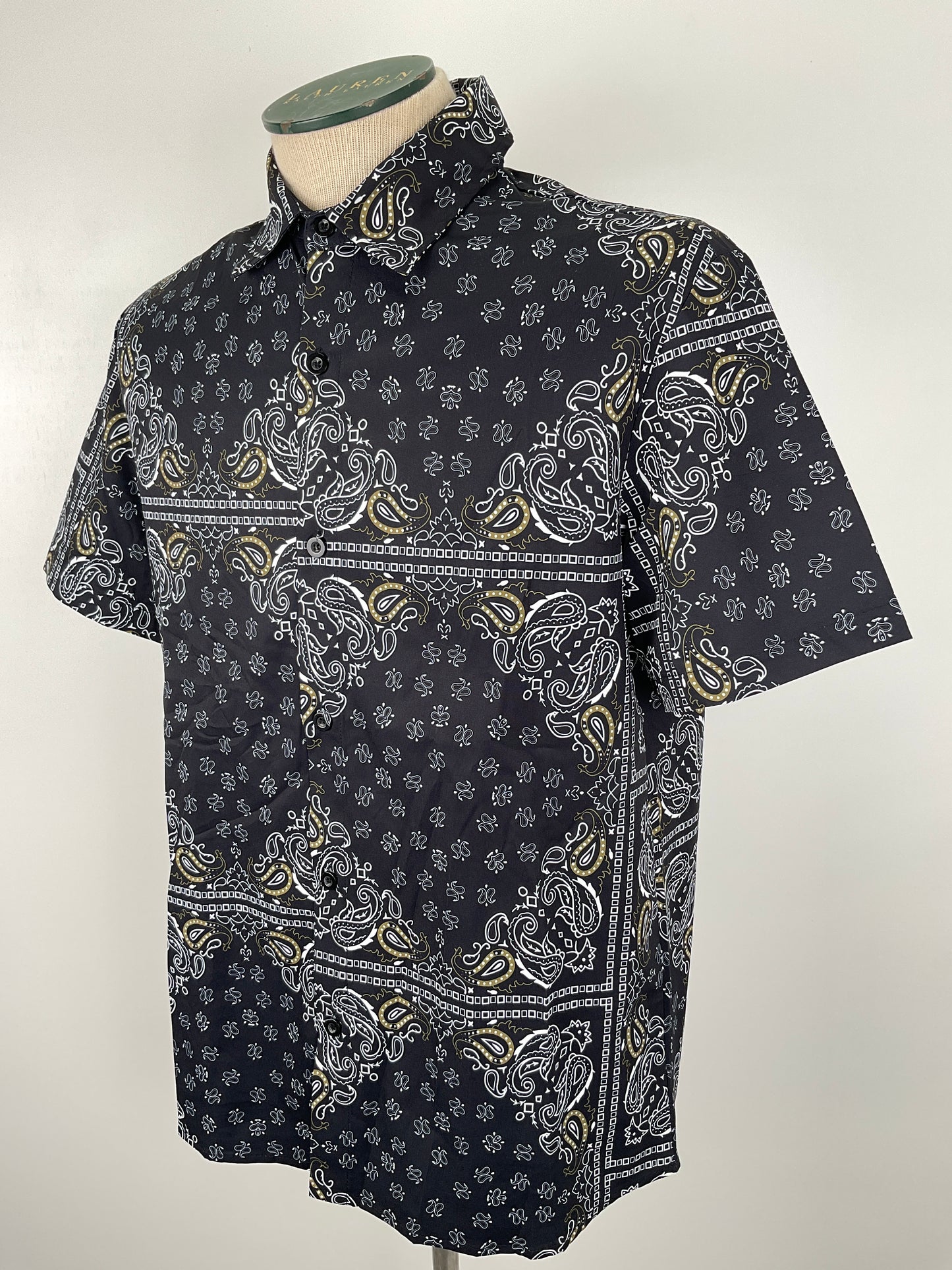 Camisa Negro Floral Shein