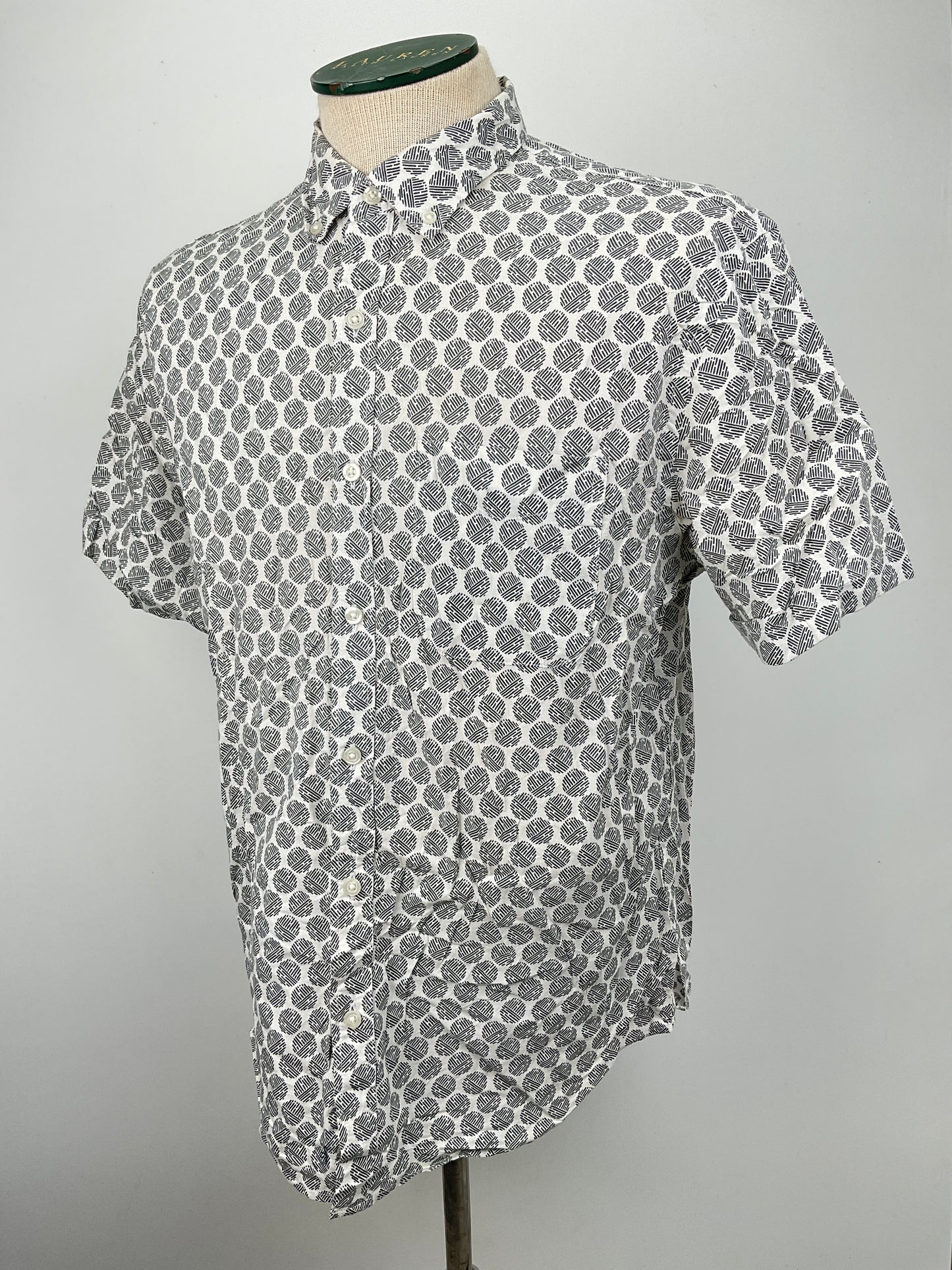 Camisa Gris de Lunares Old Navy