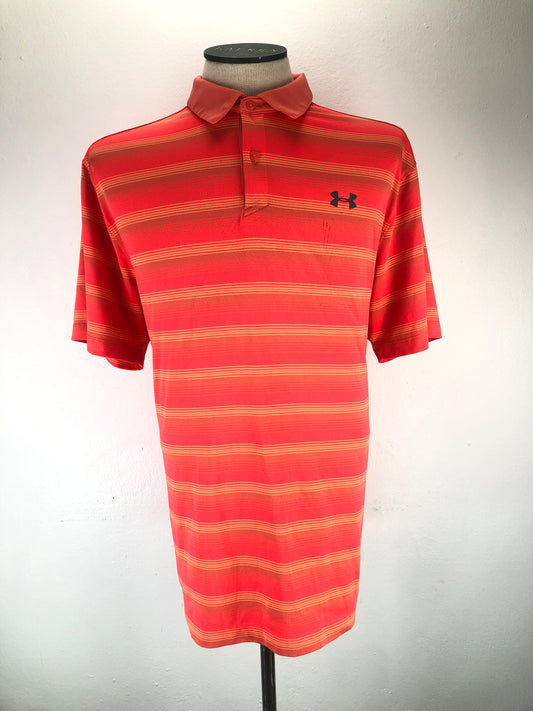 Camiseta Naranja de Rayas Under Amour
