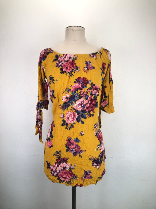 Blusa Amarillo Floral Miley Molly