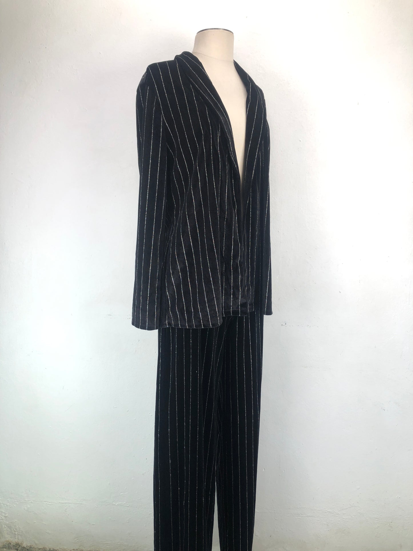 Conjunto Negro De Brillo Tezenis