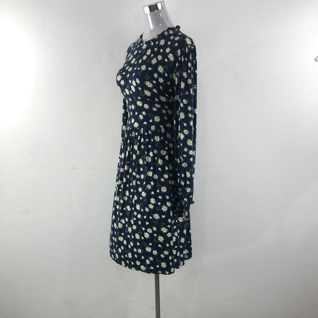 Vestido Azul Marino de Flores Draper James