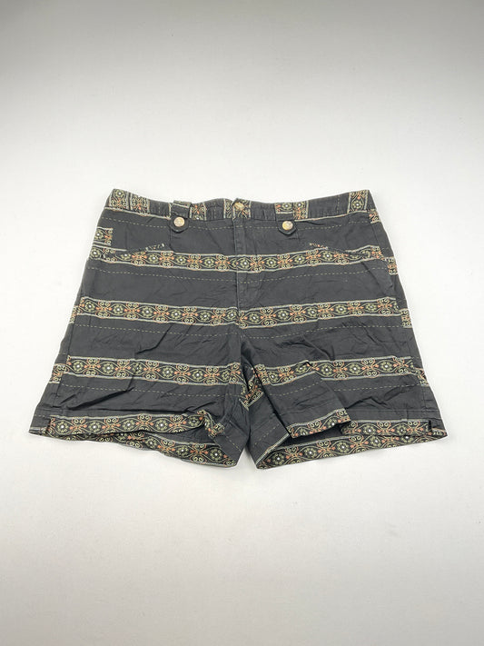 Short Negro Floral White Stag