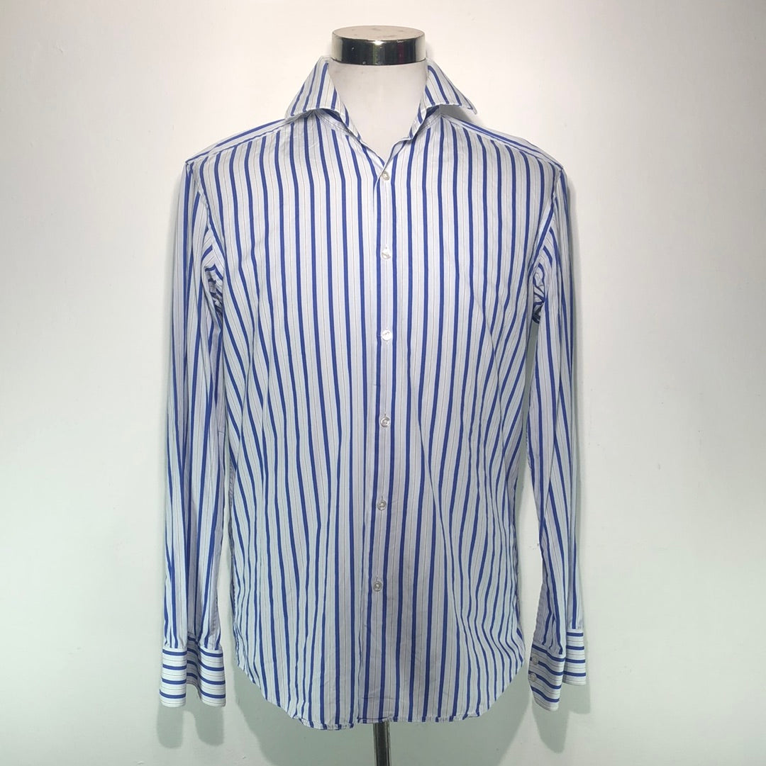 Camisa Azul de Raya Boss