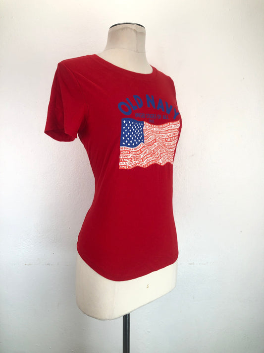 Camiseta Rojo Old Navy