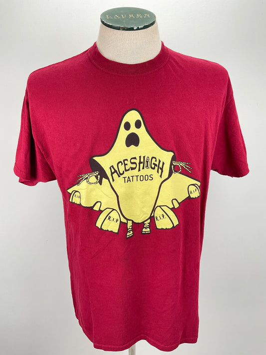 Camiseta Rojo vino Gildan