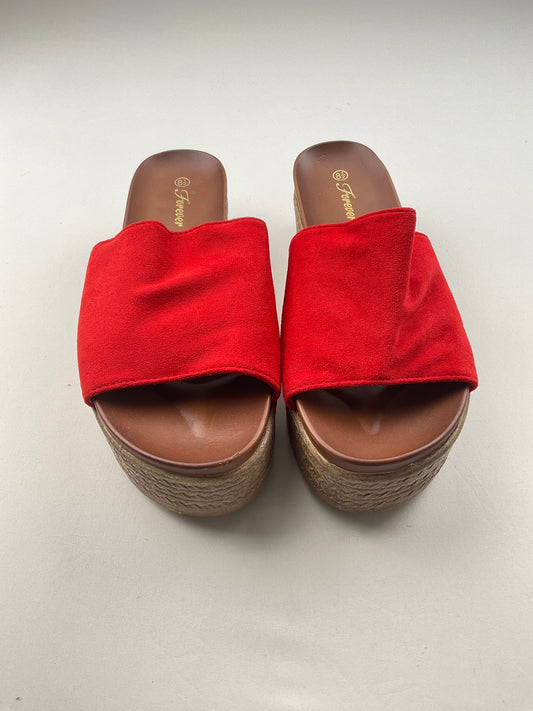 Zapatilla rojo forever