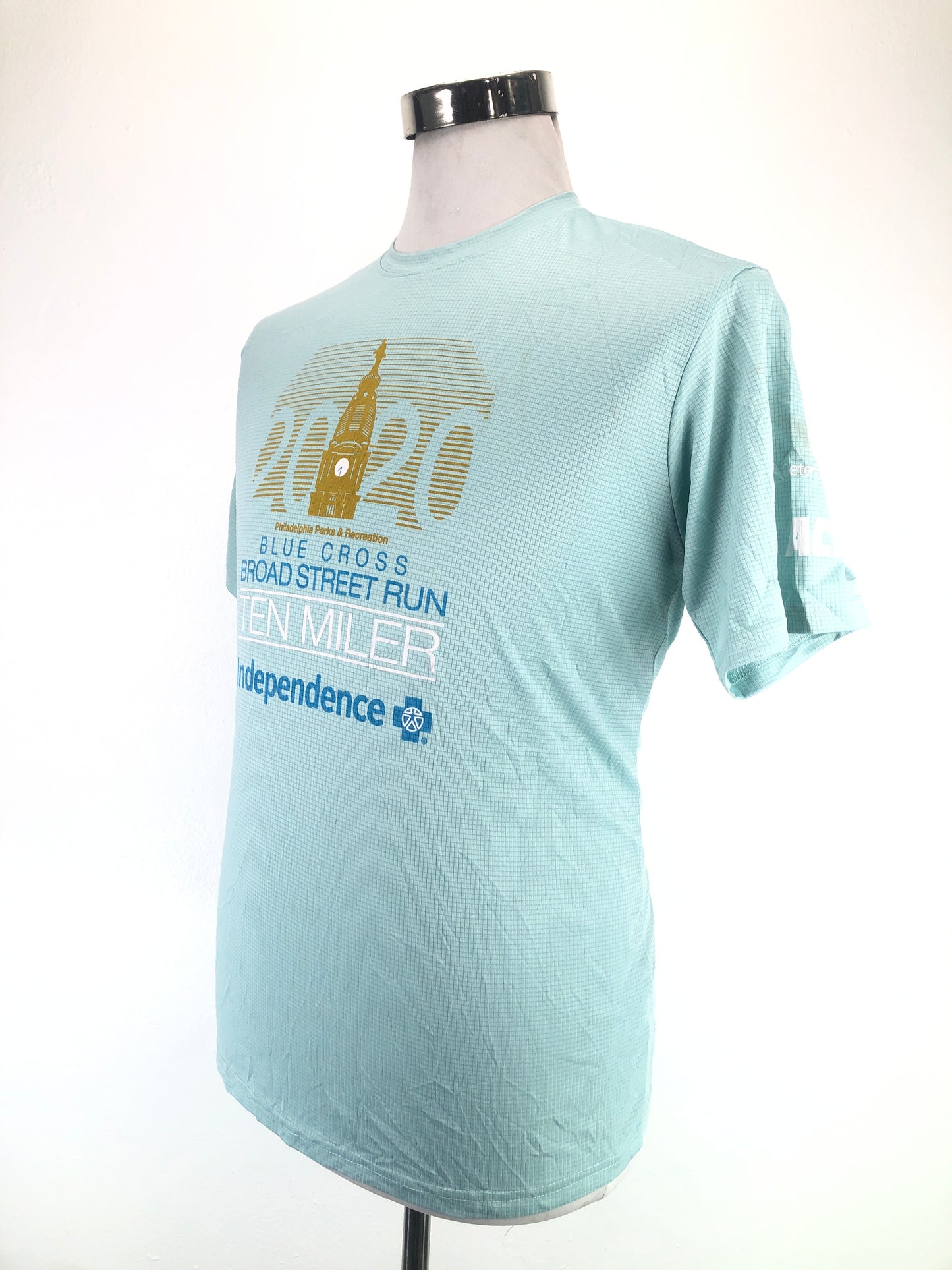 Camiseta Azul Deportivo claro Lattice
