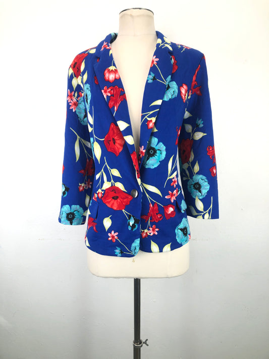 Chaqueta Azul Floral Nycc