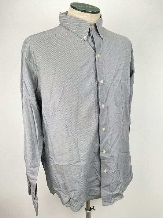 Camisa Gris de Rayas Van Heusen