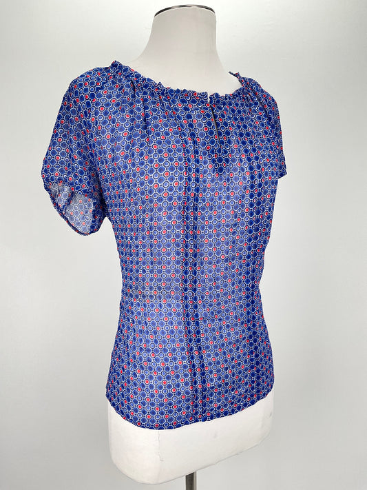 Blusa Azul de Lunares New Directions