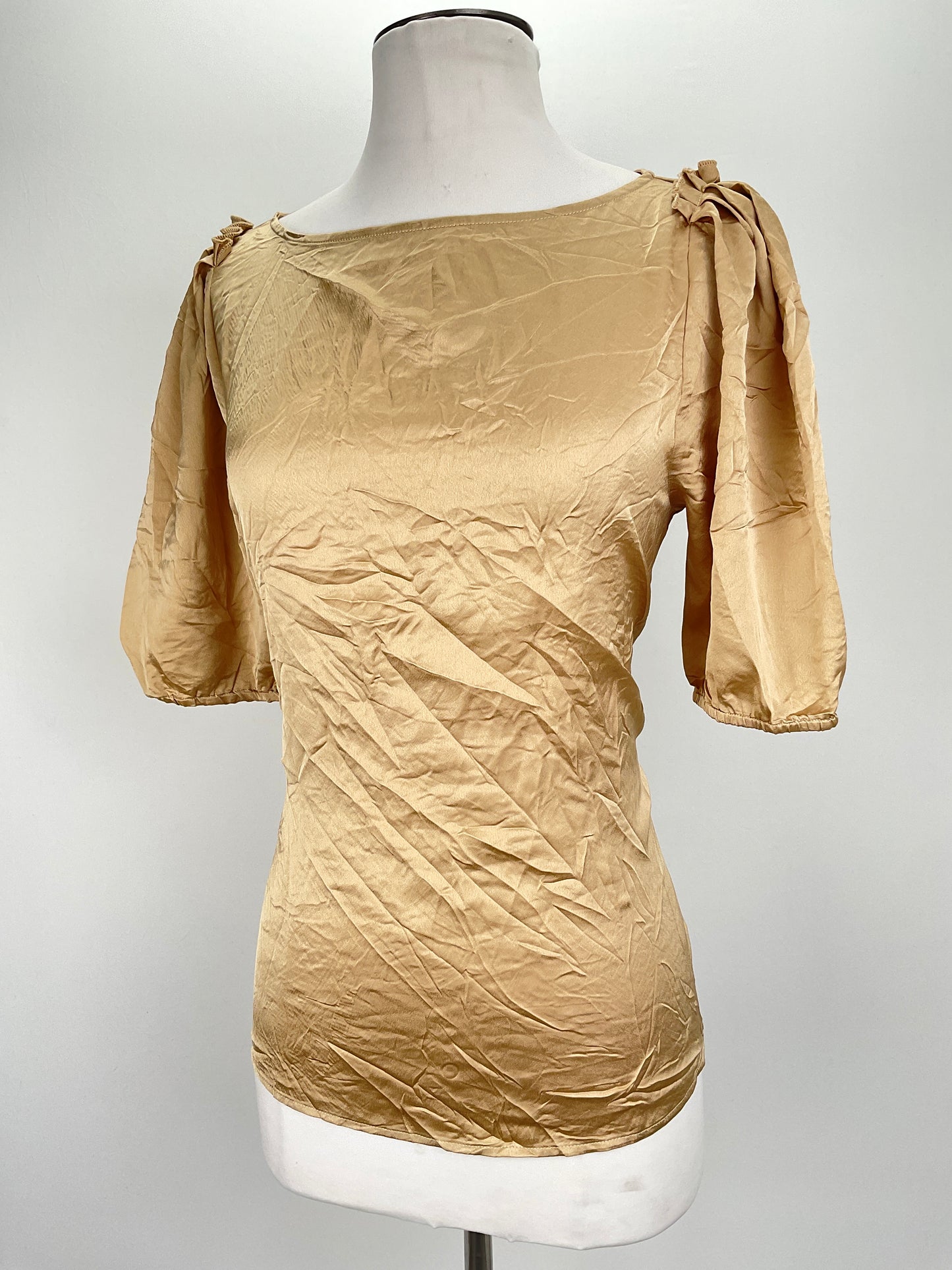 Blusa Dorado Ann Taylor