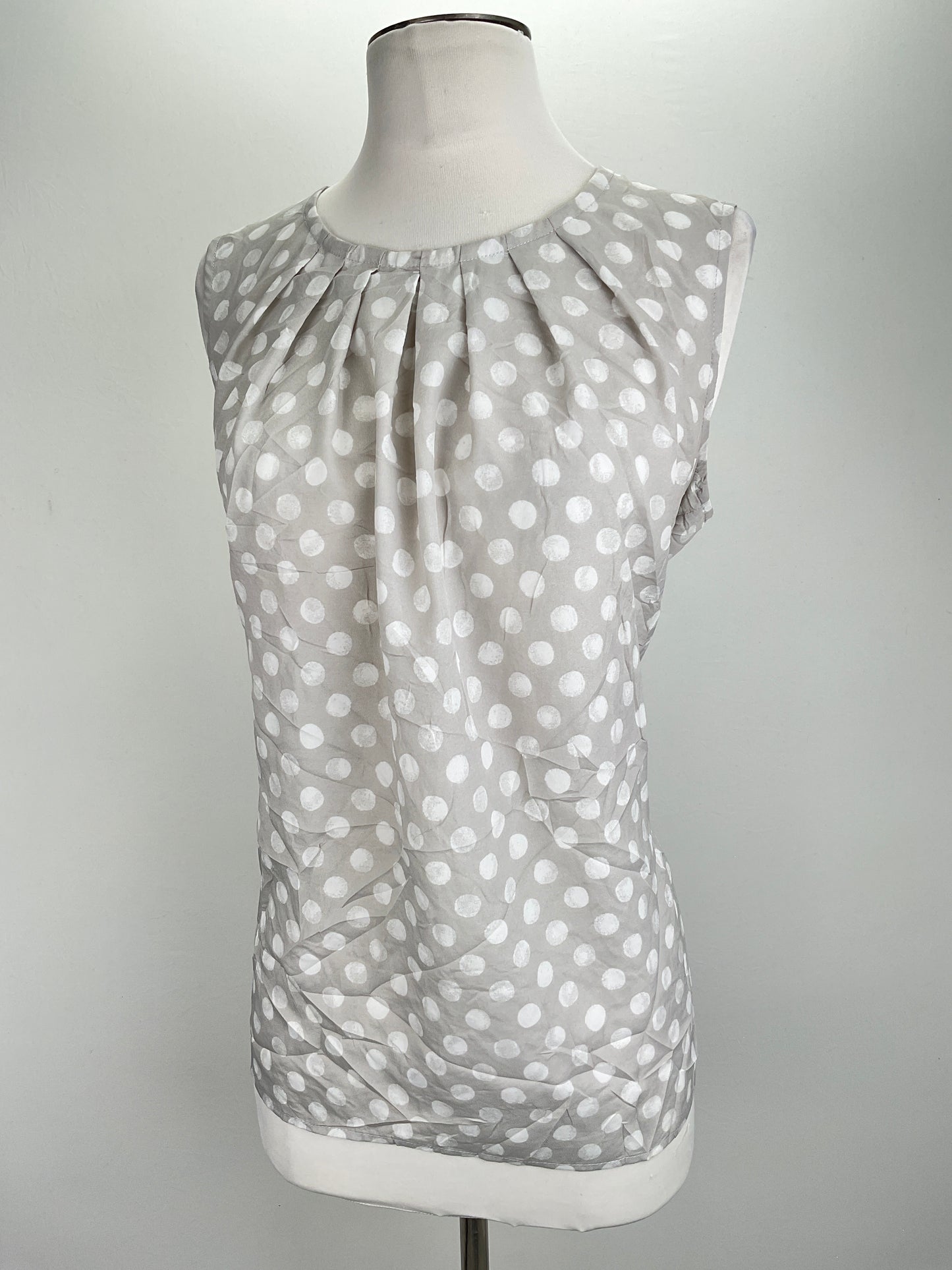 Blusa Gris de Lunares Merona