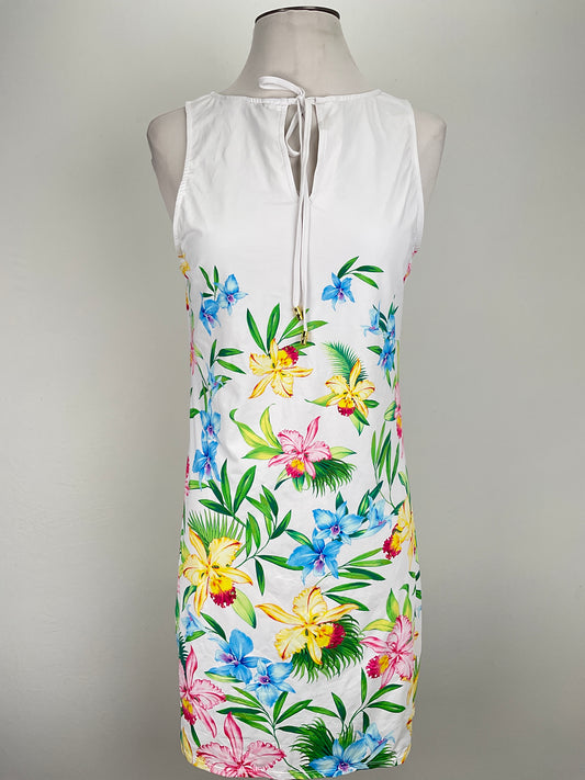 Vestido Blanco Floral Tommy Bahama
