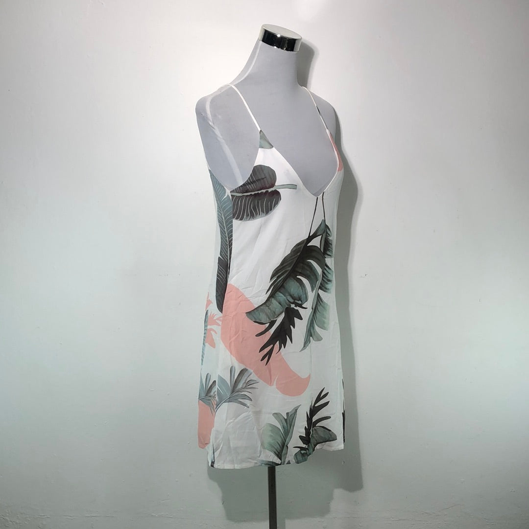 Vestido Blanco de Flores Shein