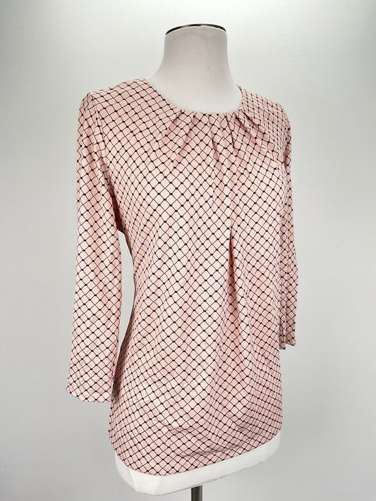 Blusa Nude de Cuadro Worthington
