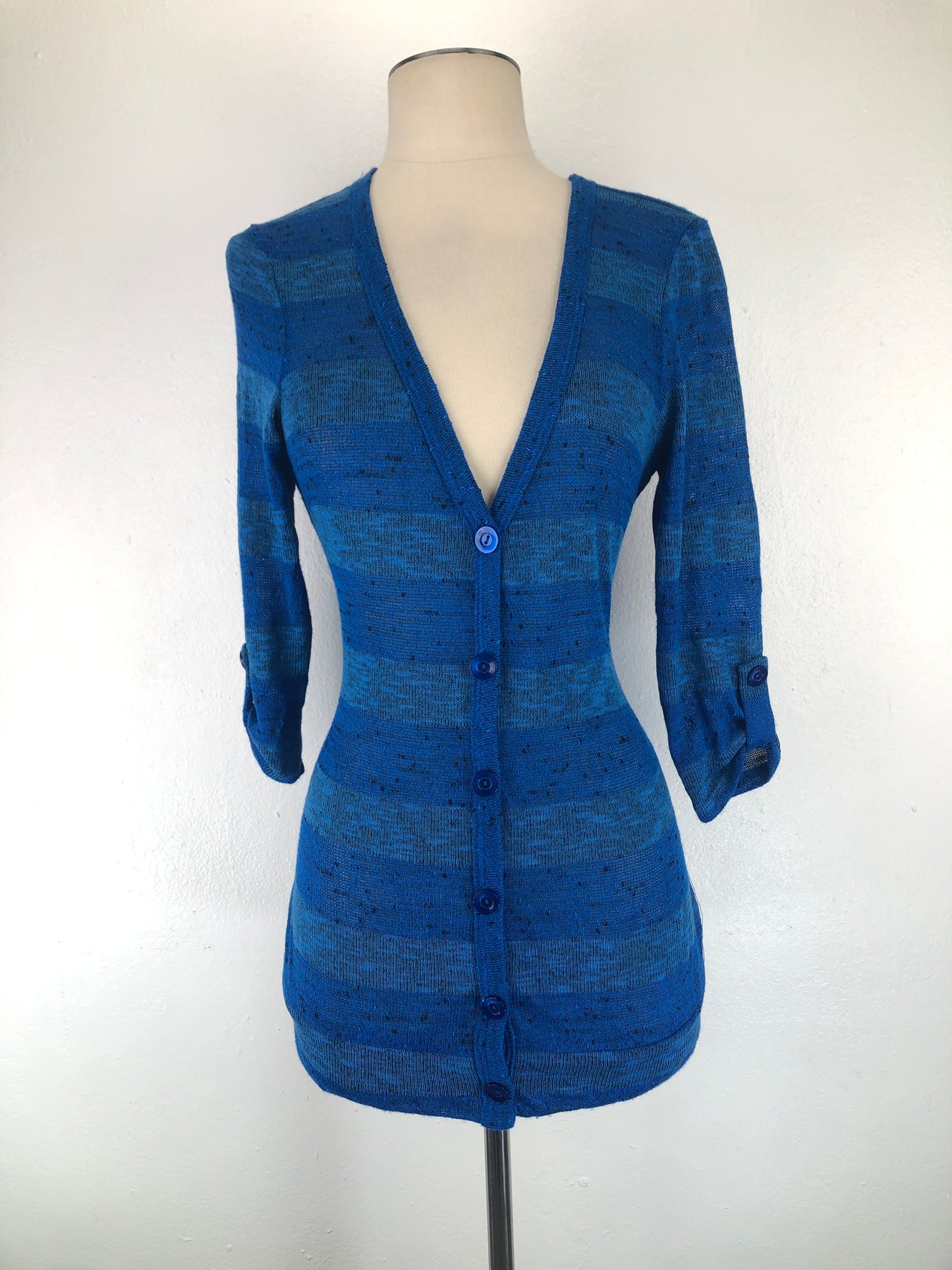 Blusa Azul de Rayas Derek Heart