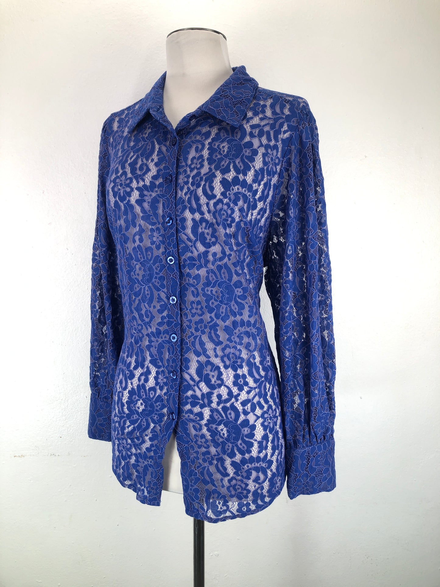 Camisa Azul Floral Torrid