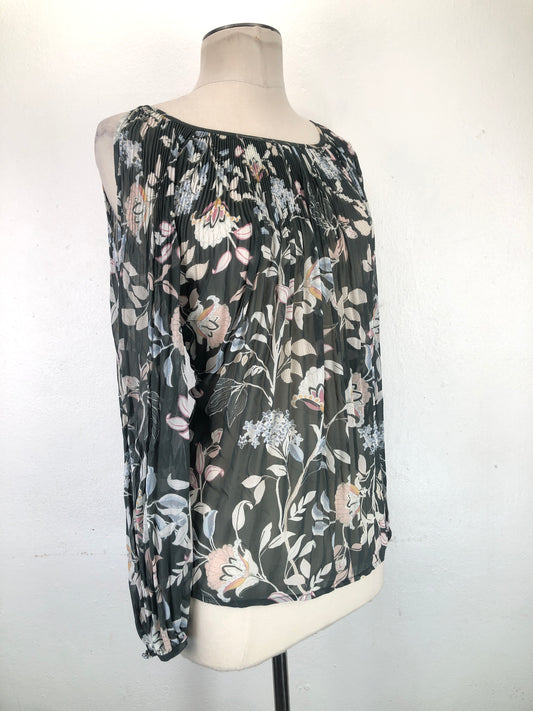 Blusa Verde Floral Variangis