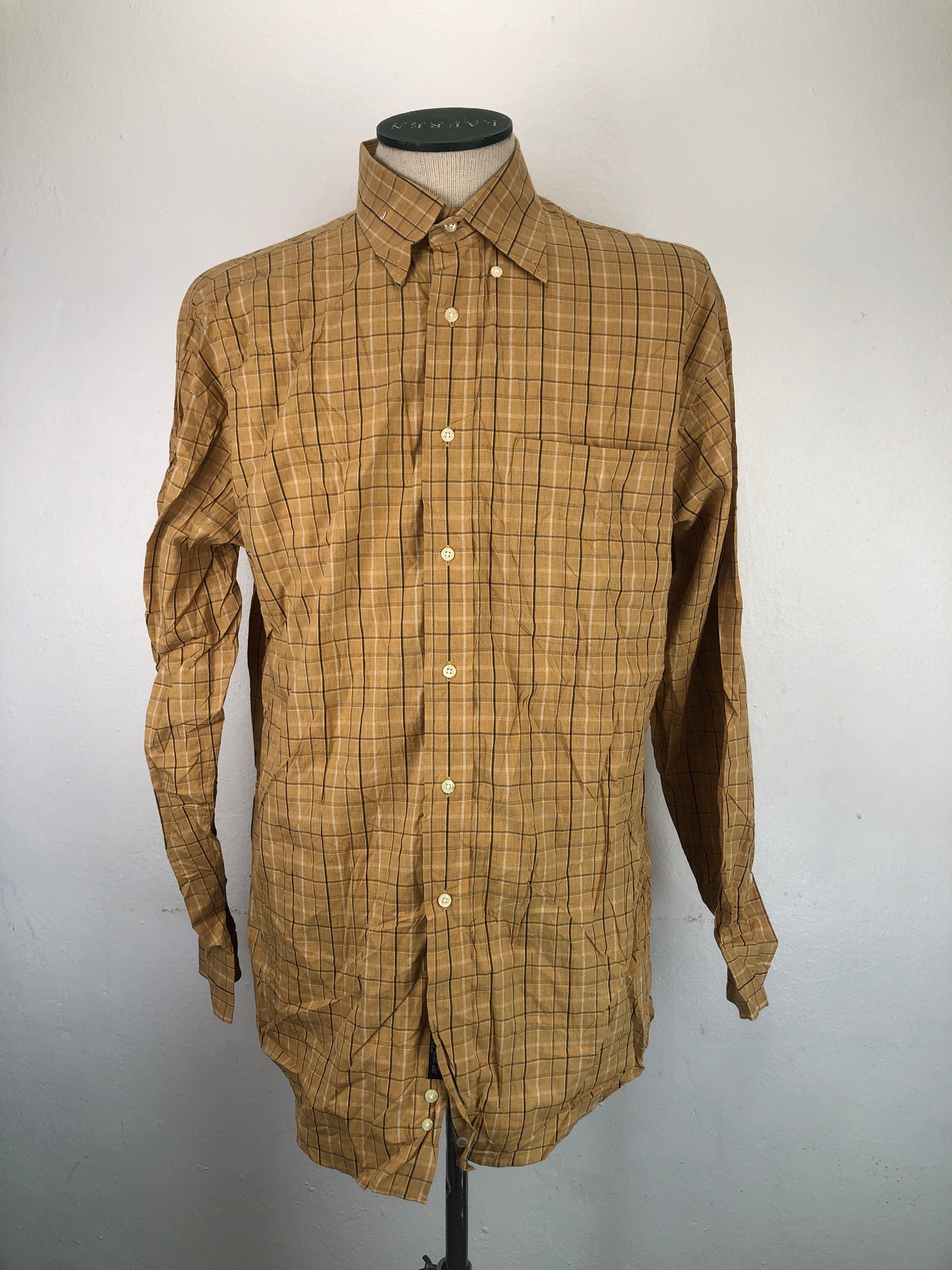 Camisa Amarillo De Cuadro Jos.a.Bank
