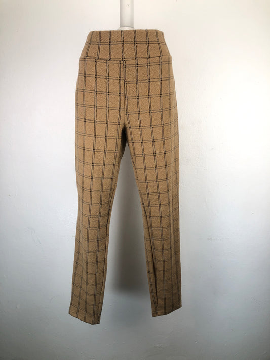 Pantalon Crema de Cuadro Luxe