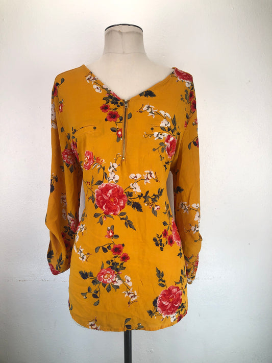Blusa Amarillo Floral Rue21