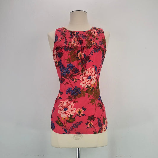 Blusa Rosada con Flores Loft