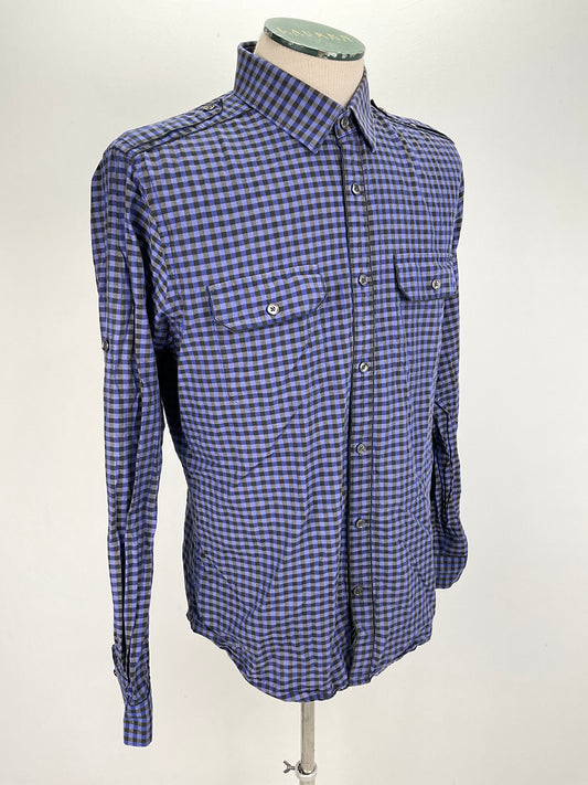 Camisa Azul marino de Cuadro Express