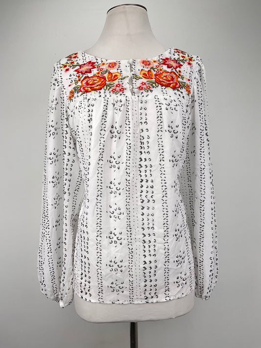 Blusa Blanco Floral Variangis