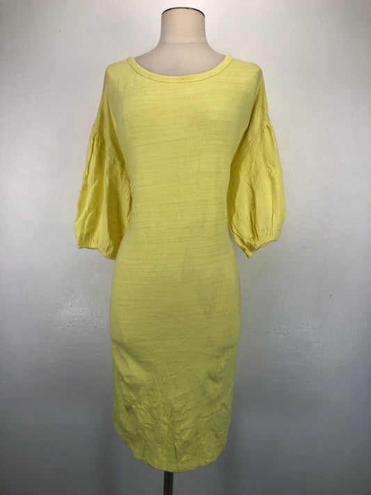 Vestido Amarillo Loft