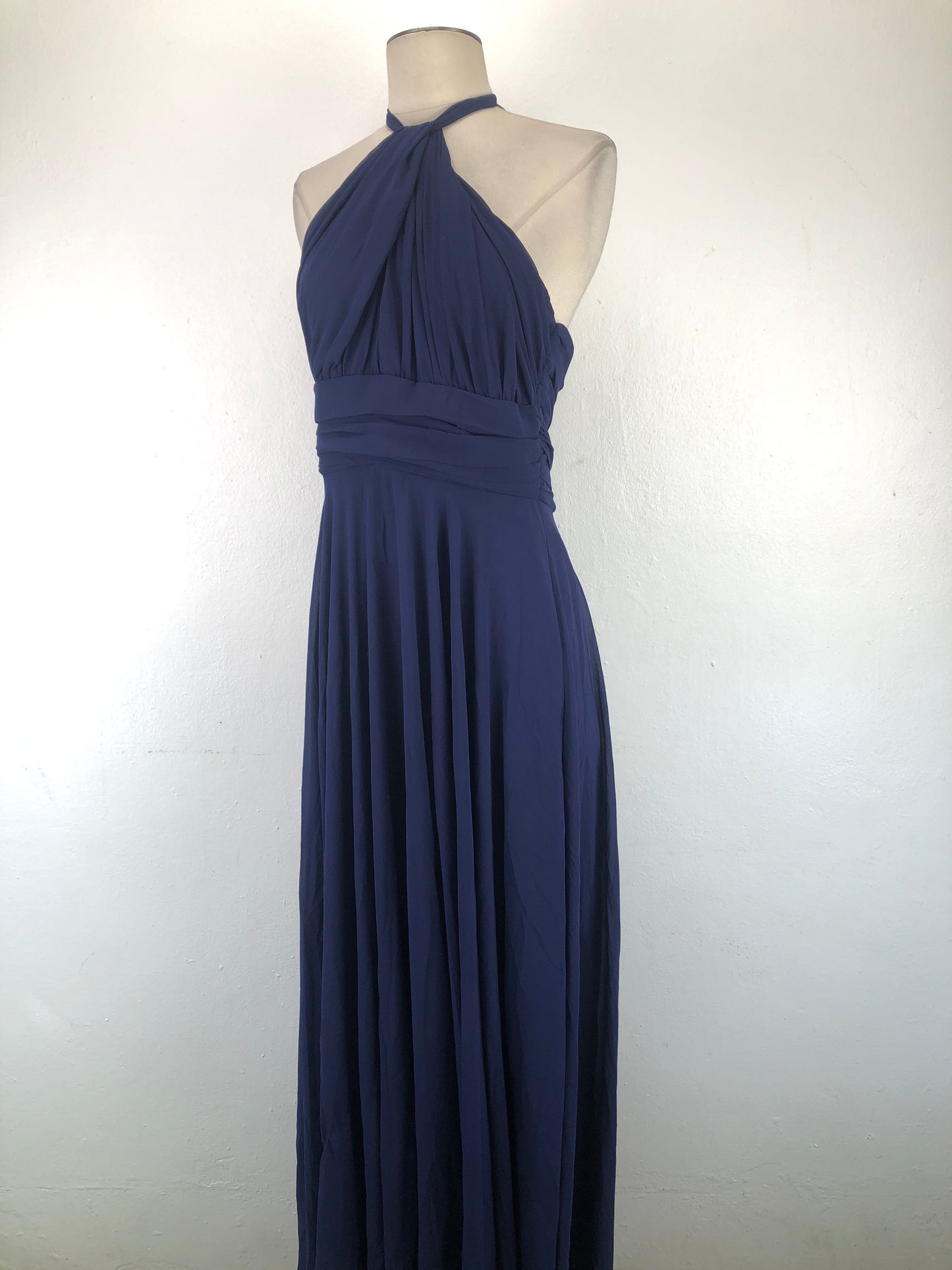 Vestido de Fiesta Azul marino Lulus