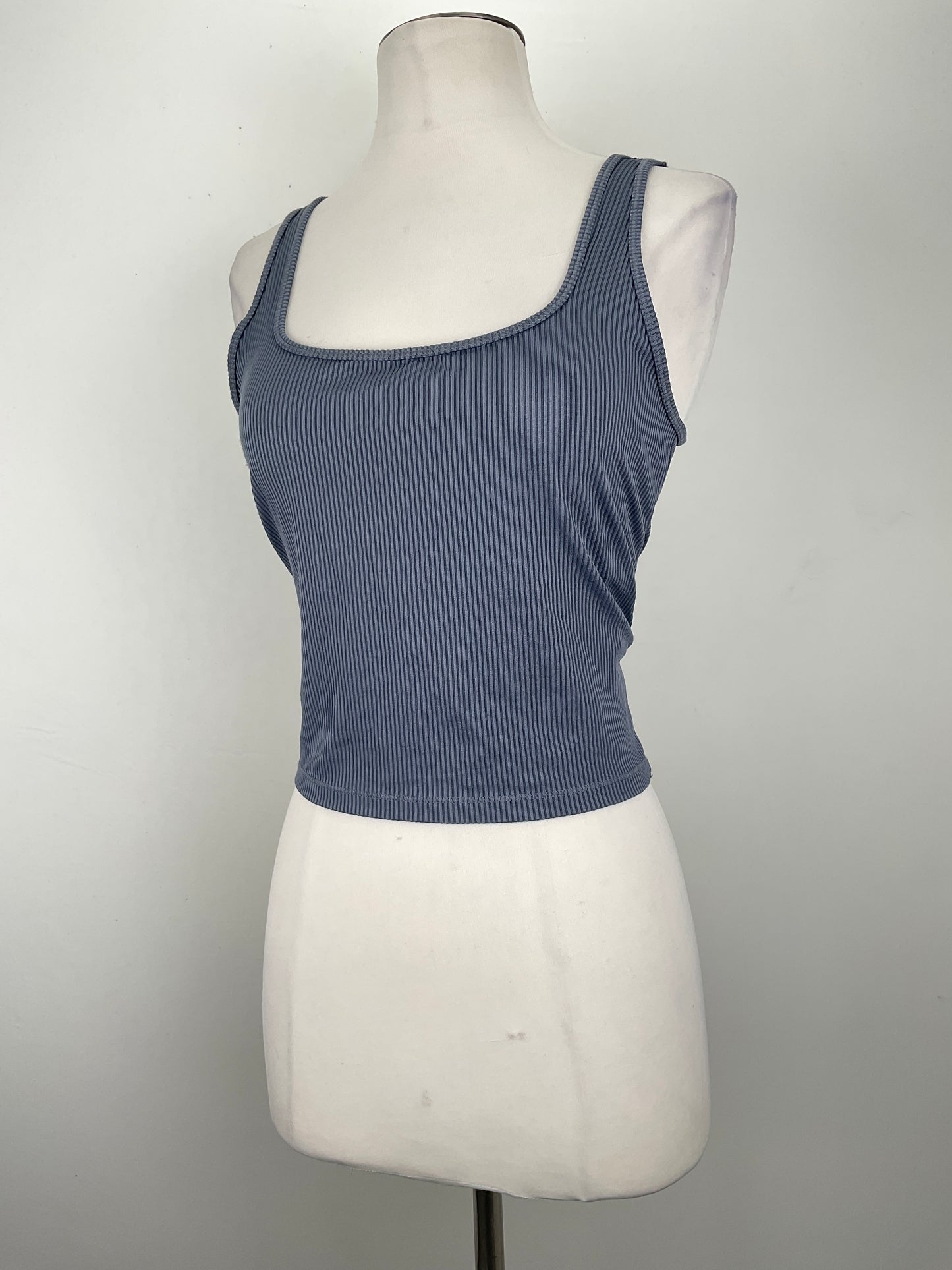 Blusa Gris de Rayas Hollister