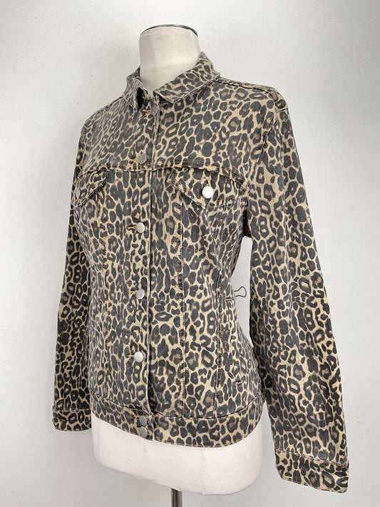 Chaqueta Animal Print Boston Proper