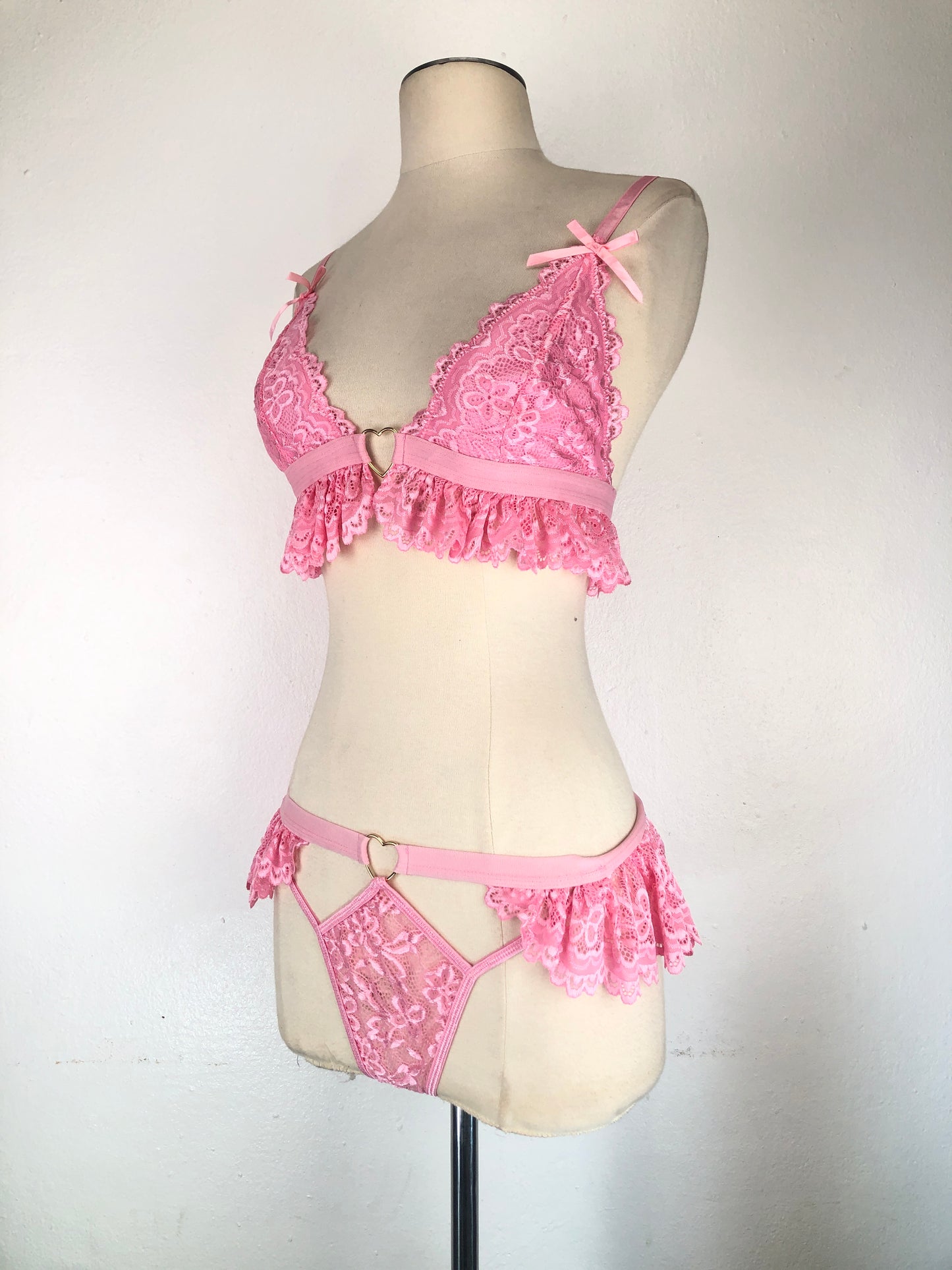 Conjunto De Baño Rosado Variangis
