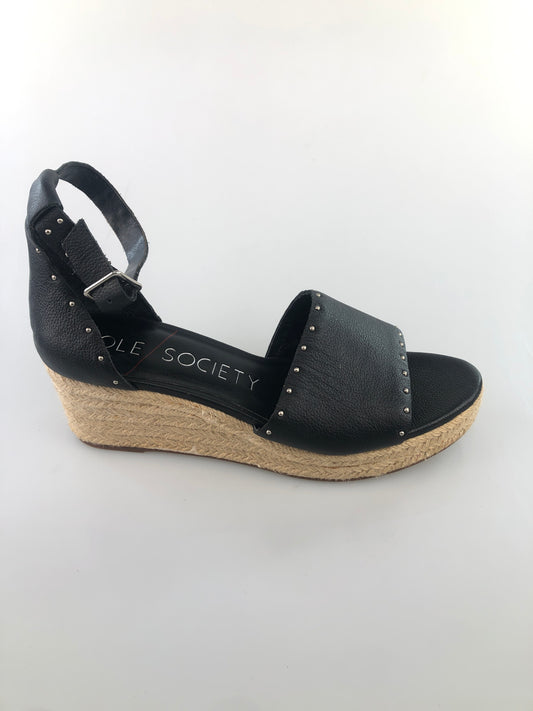 Zapatilla Negro Plataforma Sole Society