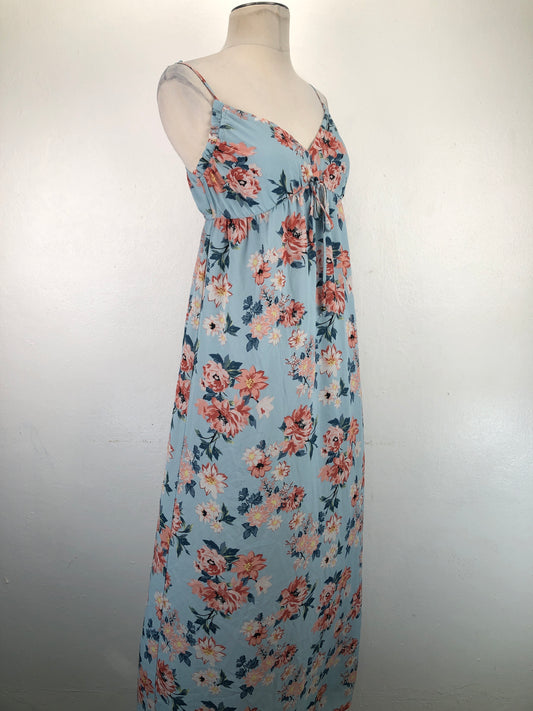 Vestido Azul claro Floral City Studio