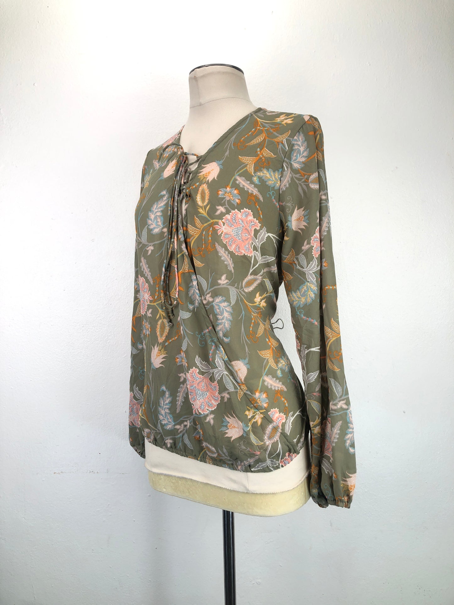 Blusa Verde Floral Live 4 Thuth