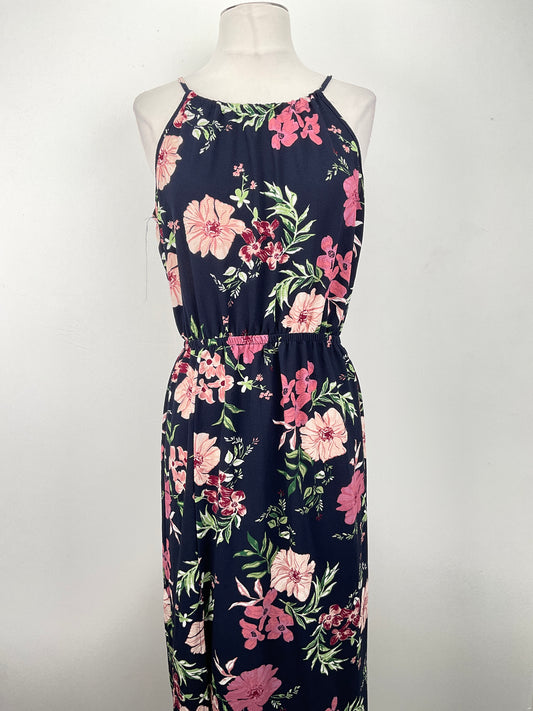 Vestido Azul oscuro Floral New look